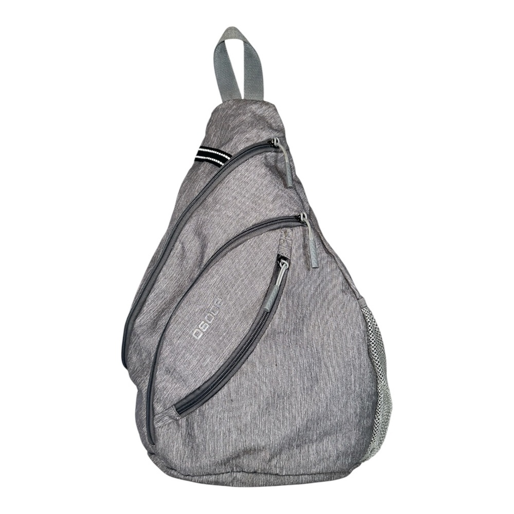 OSOCE Light Gray Sling Backpack Crossbody Backpack Travel Hiking Daypack
